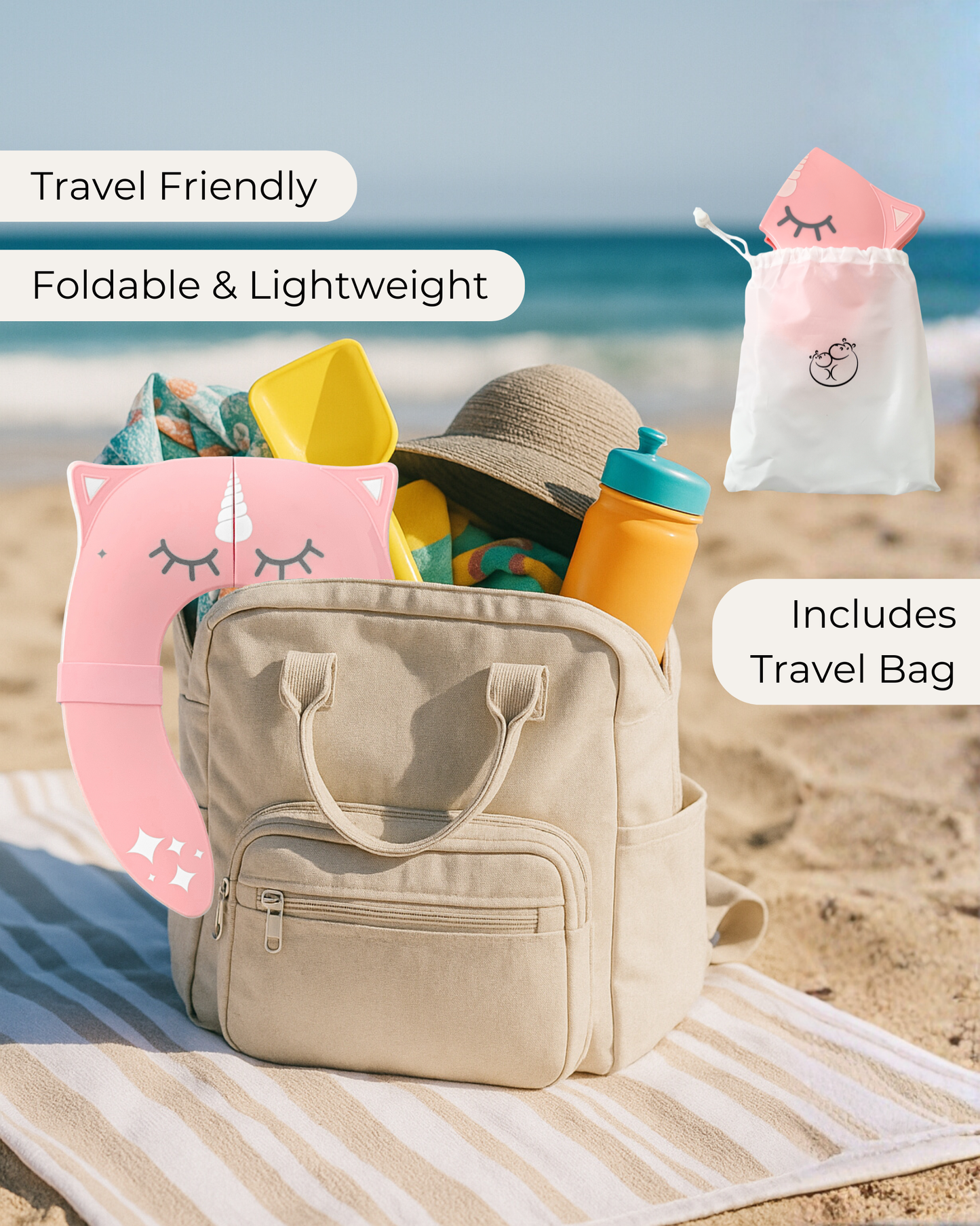 Travel Potty Seat (Tiger Orange)