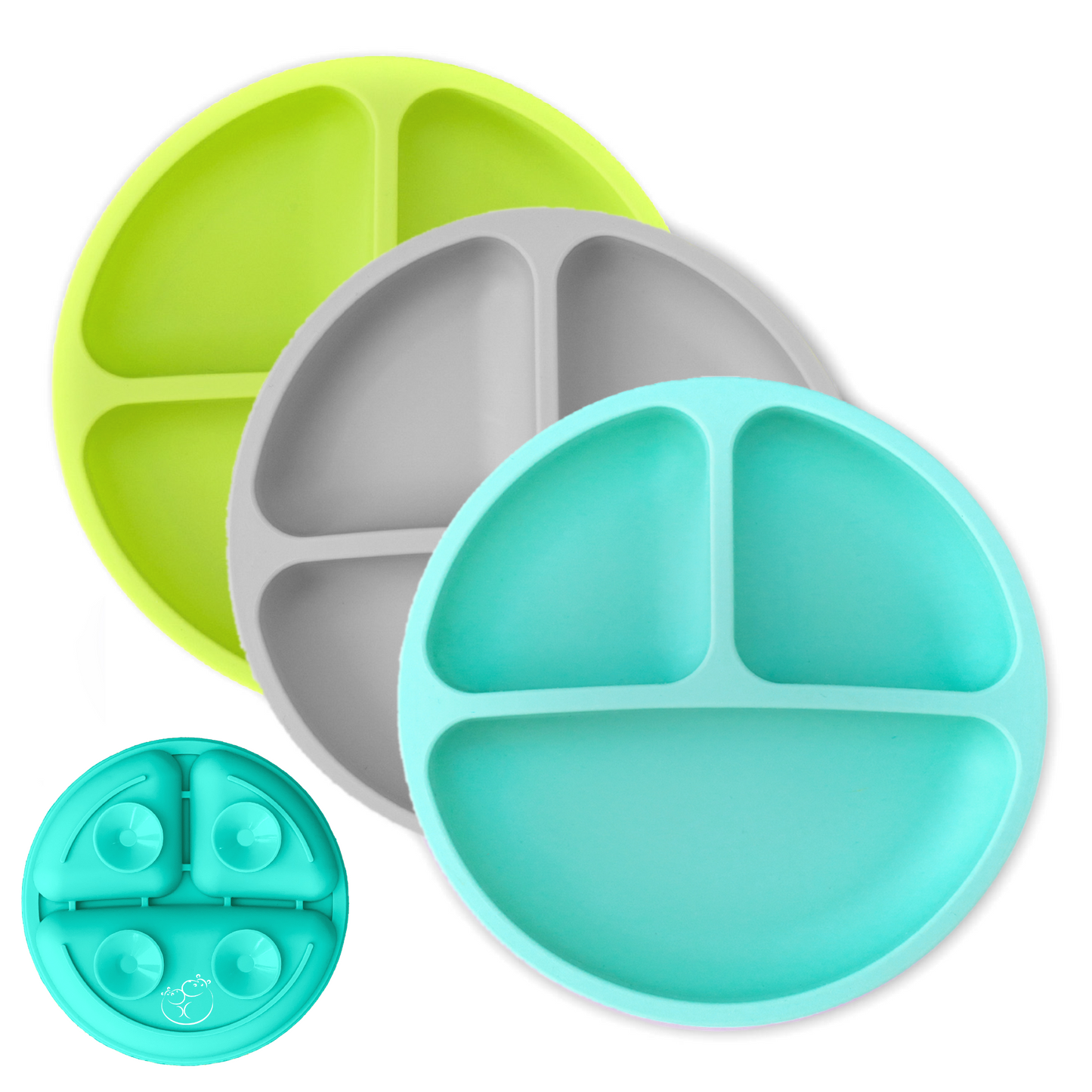 Food Grade silicone suction plates for babies and toddlers