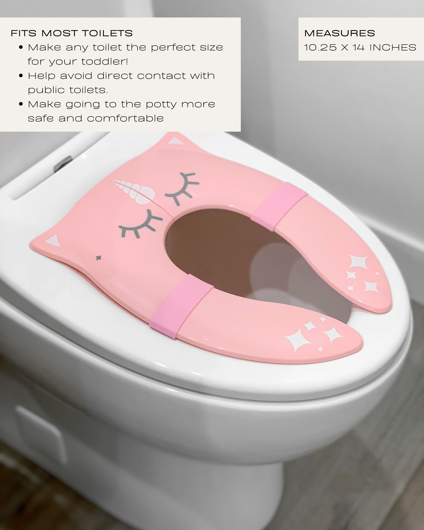 Travel Potty Seat (Pink Unicorn)