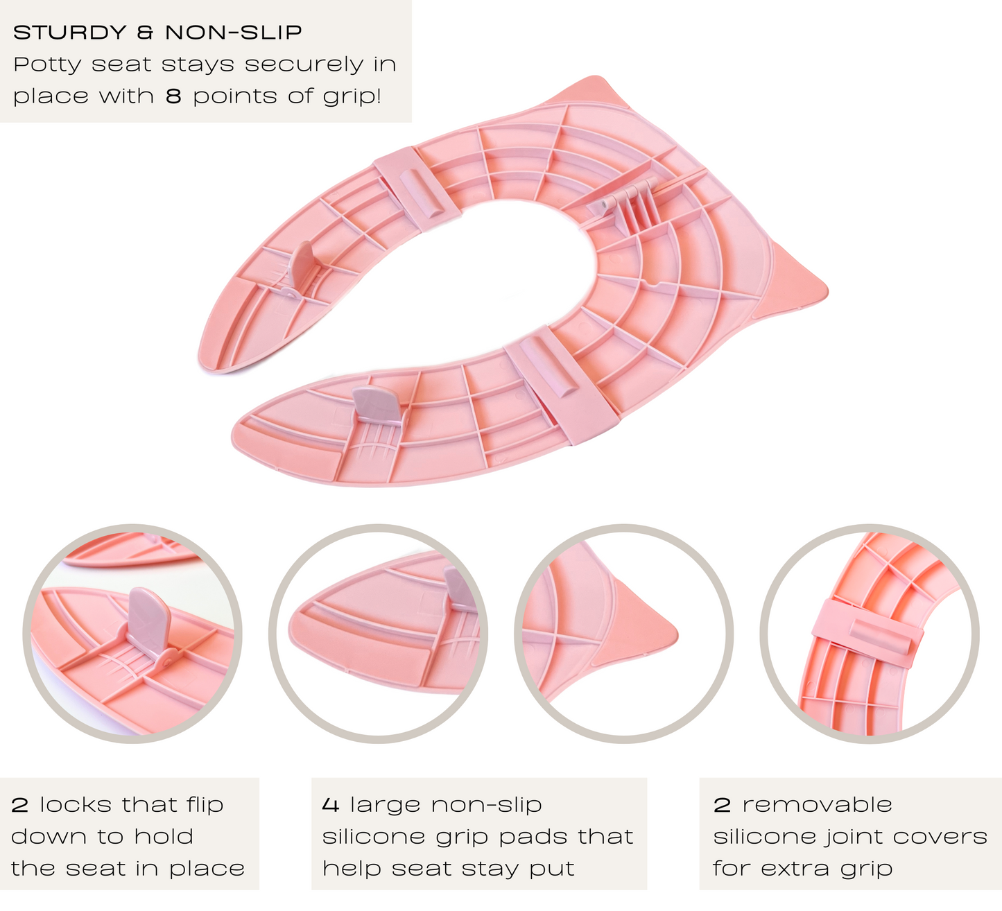 Travel Potty Seat (Pink Unicorn)