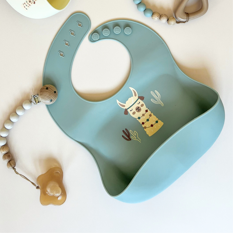 Food Grade silicone bibs for babies and toddlers