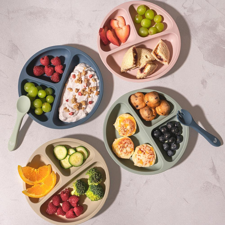 Food grade silicone suction plates for babies and toddlers