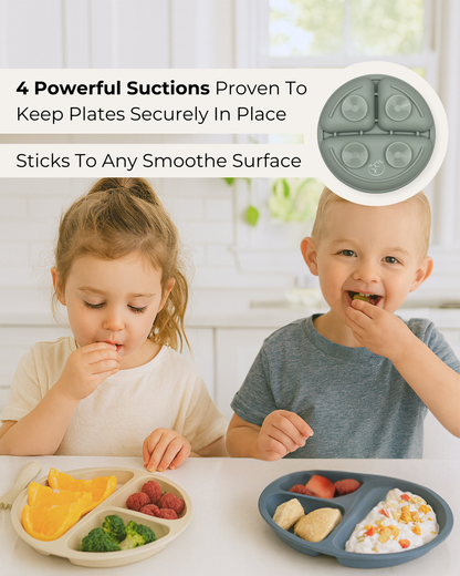 Silicone Baby Feeding Set (Sage / Sand)