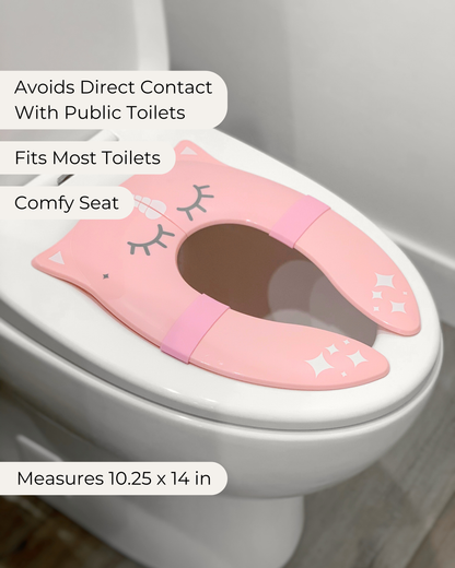 Travel Potty Seat (Pink Unicorn)