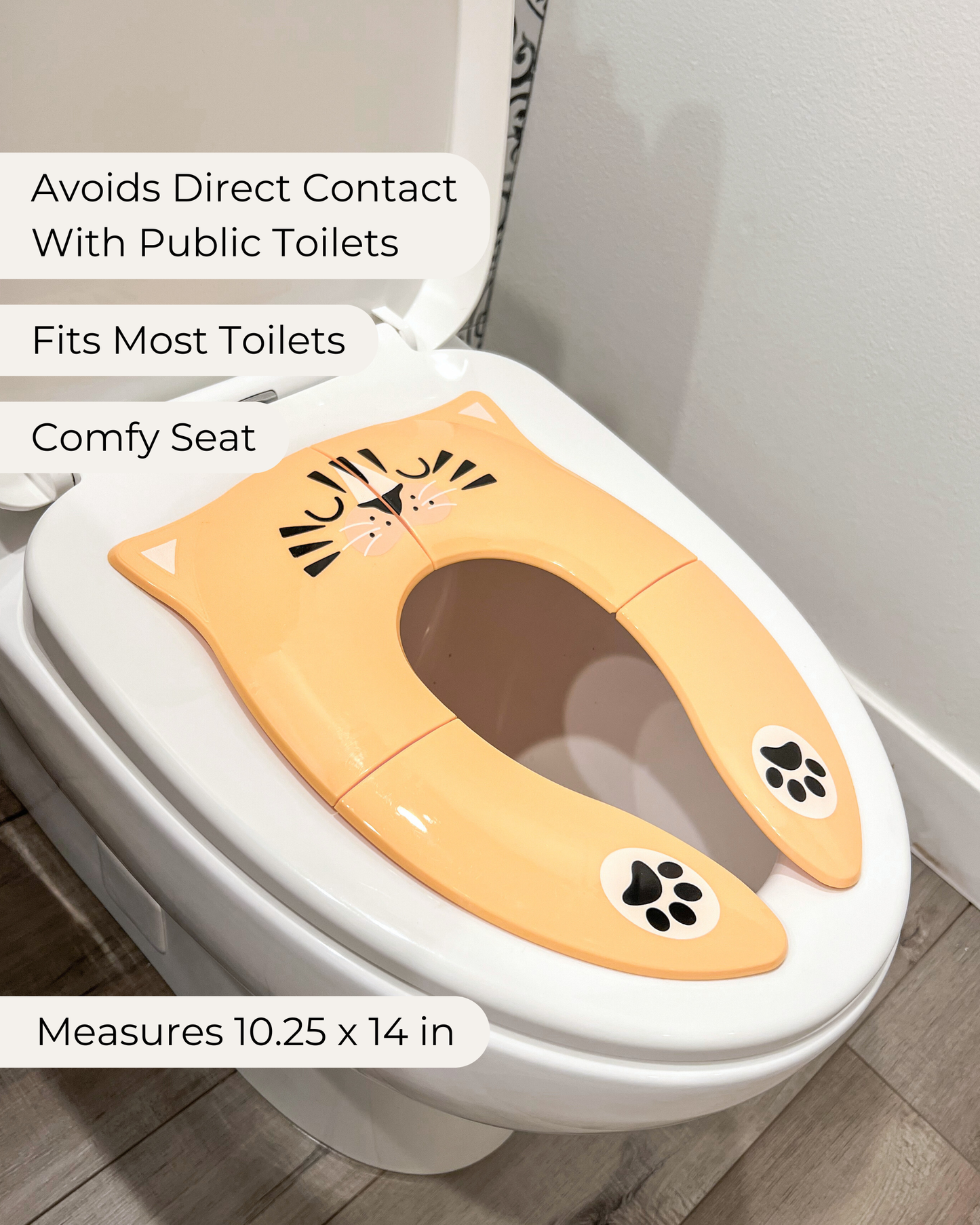 Travel Potty Seat (Tiger Orange)