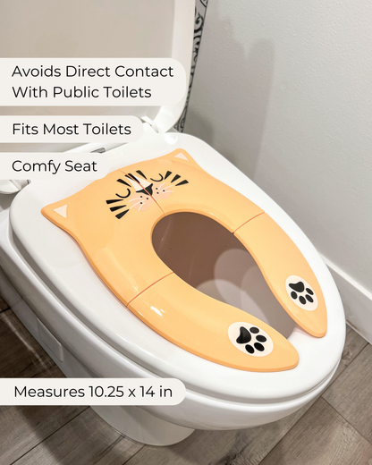Travel Potty Seat (Tiger Orange)