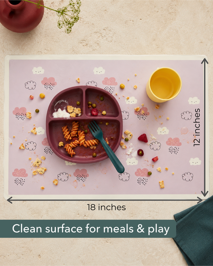 Disposable Placemats – 45 Pack | Rainbows