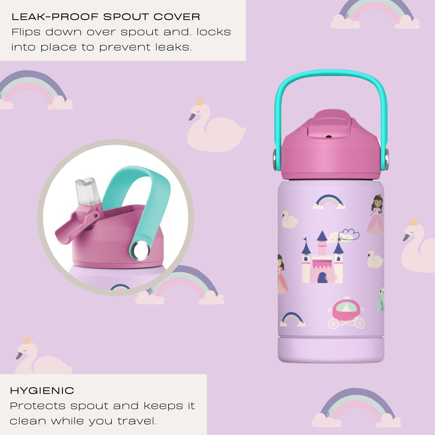 Kids Water Bottle (Princess)