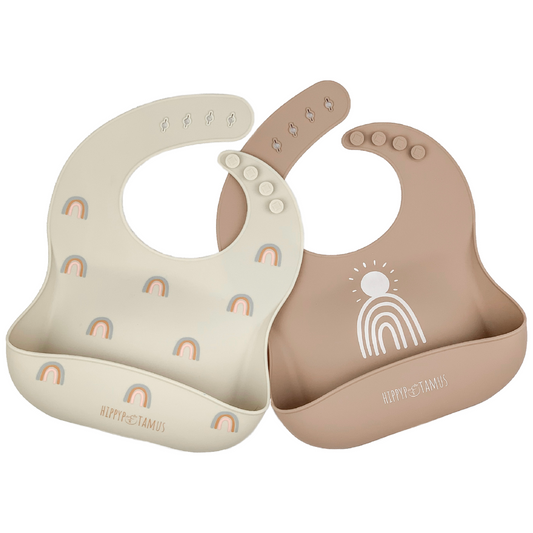 Silicone Baby Bibs (Rainbow)