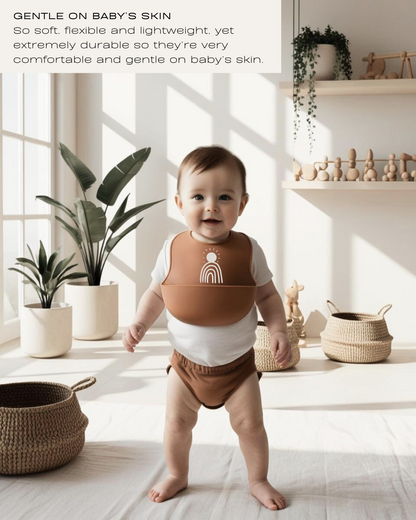 Silicone Baby Bibs (Rainbow)