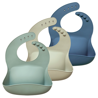 Food Grade silicone bibs for babies and toddlers
