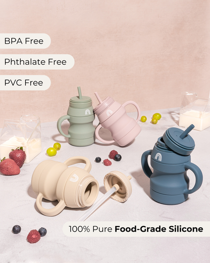 Silicone Transition Cups (Blush / Nude)