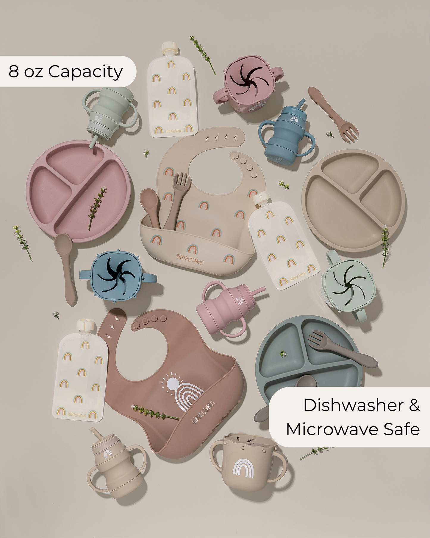 Silicone Transition Cups (Blush / Nude)