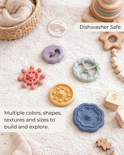 Silicone Stacking Teethers