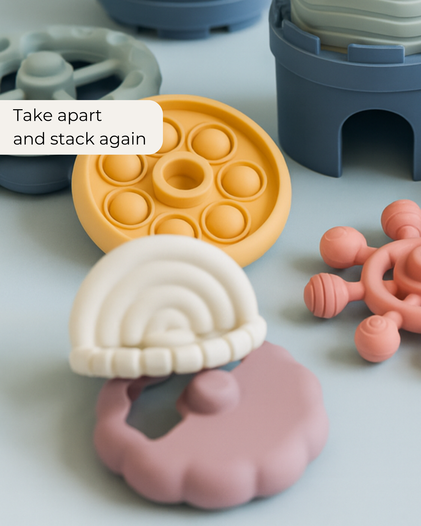 Silicone Stacking Teethers