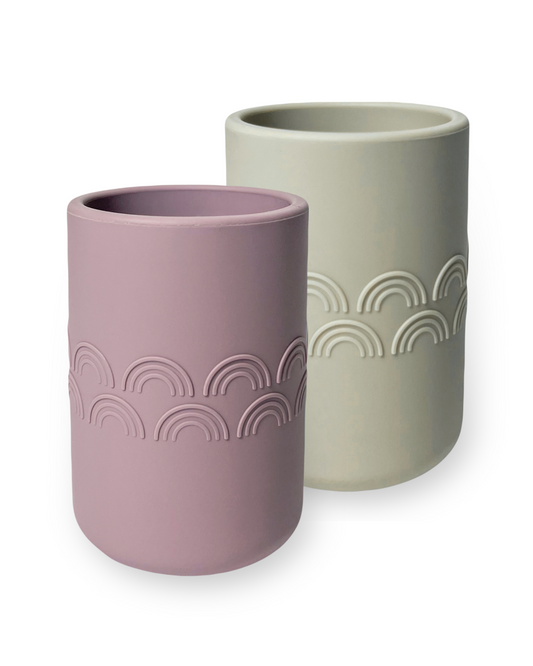 Food Grade silicone weighted cups for toddlers