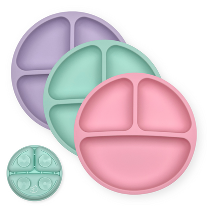 Food Grade silicone suction plates for babies and toddlers