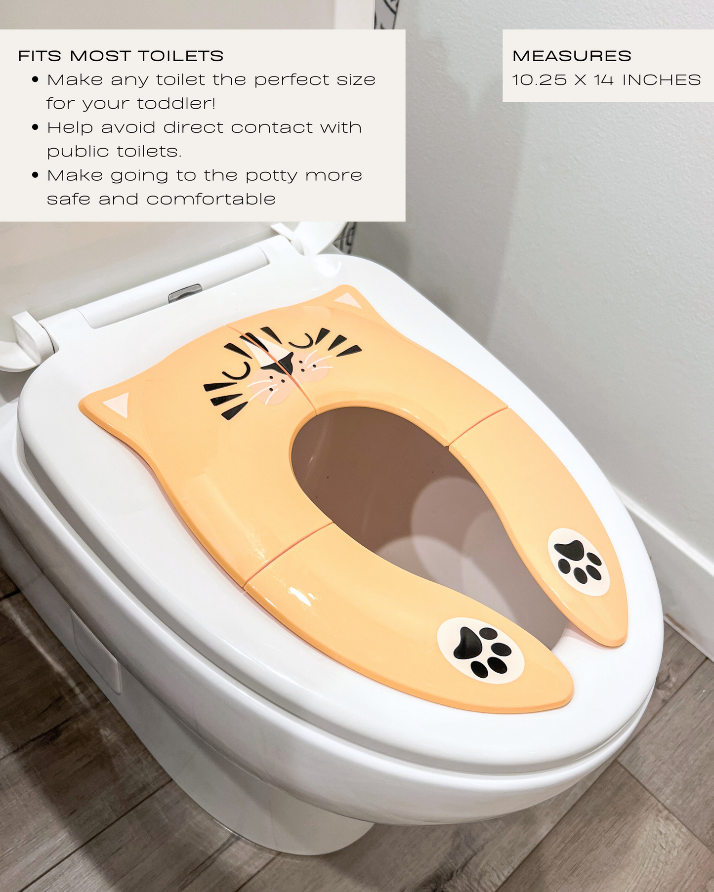 Travel Potty Seat (Tiger Orange)