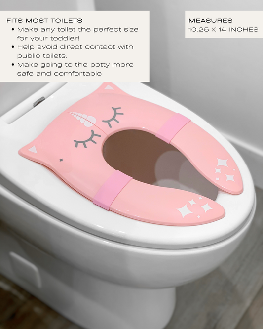 Travel Potty Seat (Pink Unicorn)