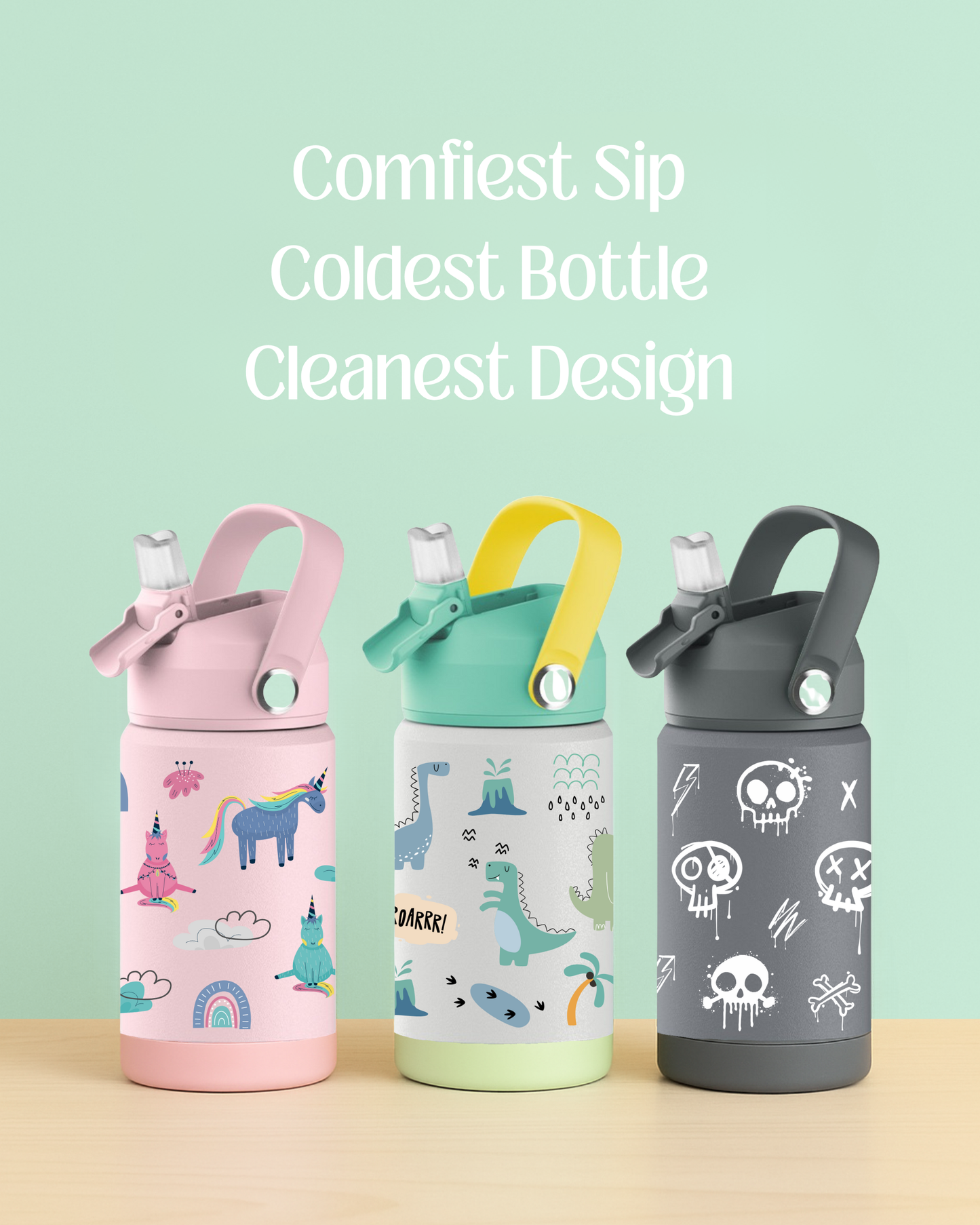 Kids Water Bottle (Skull)