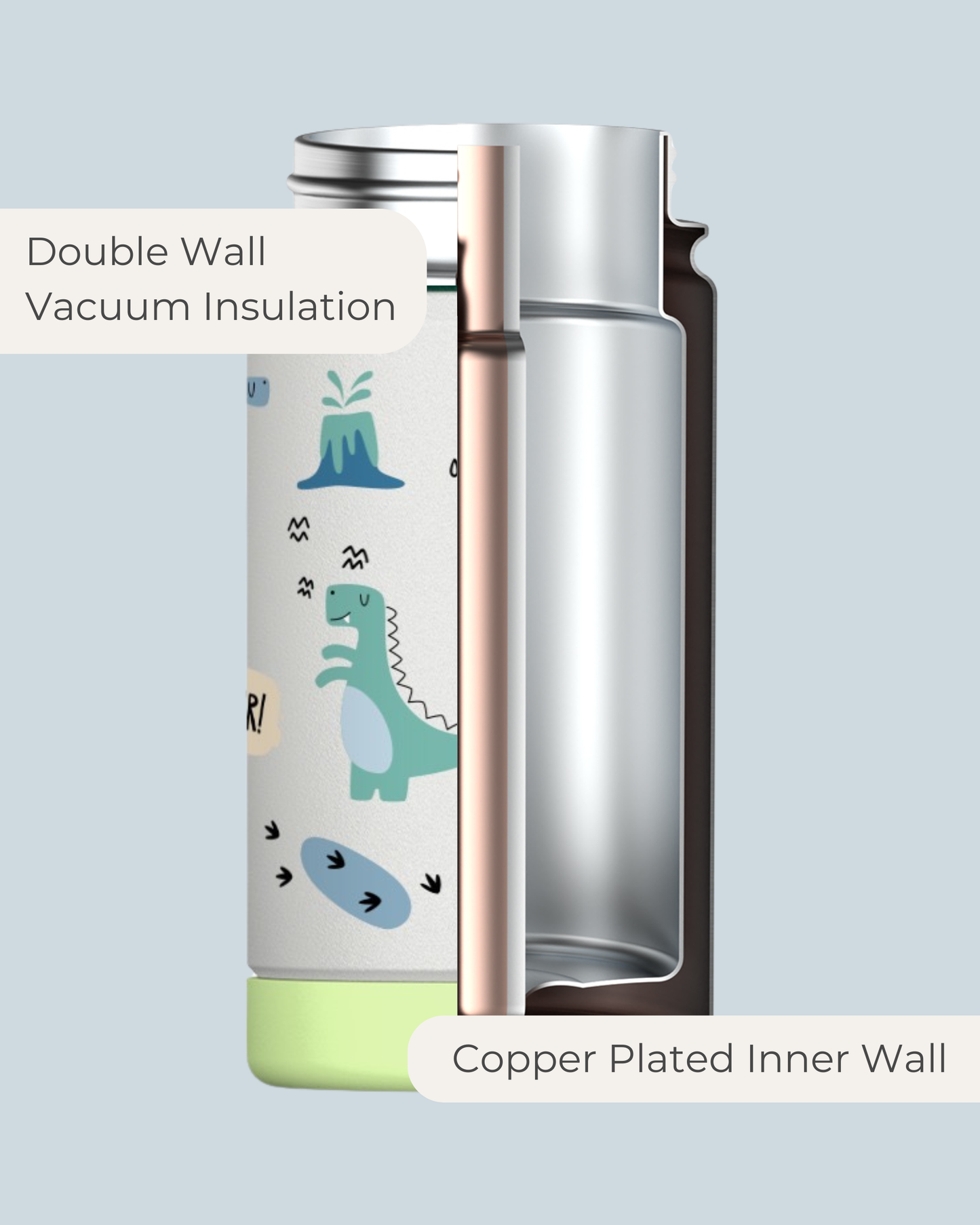 Kids Water Bottle (Dinosaur)