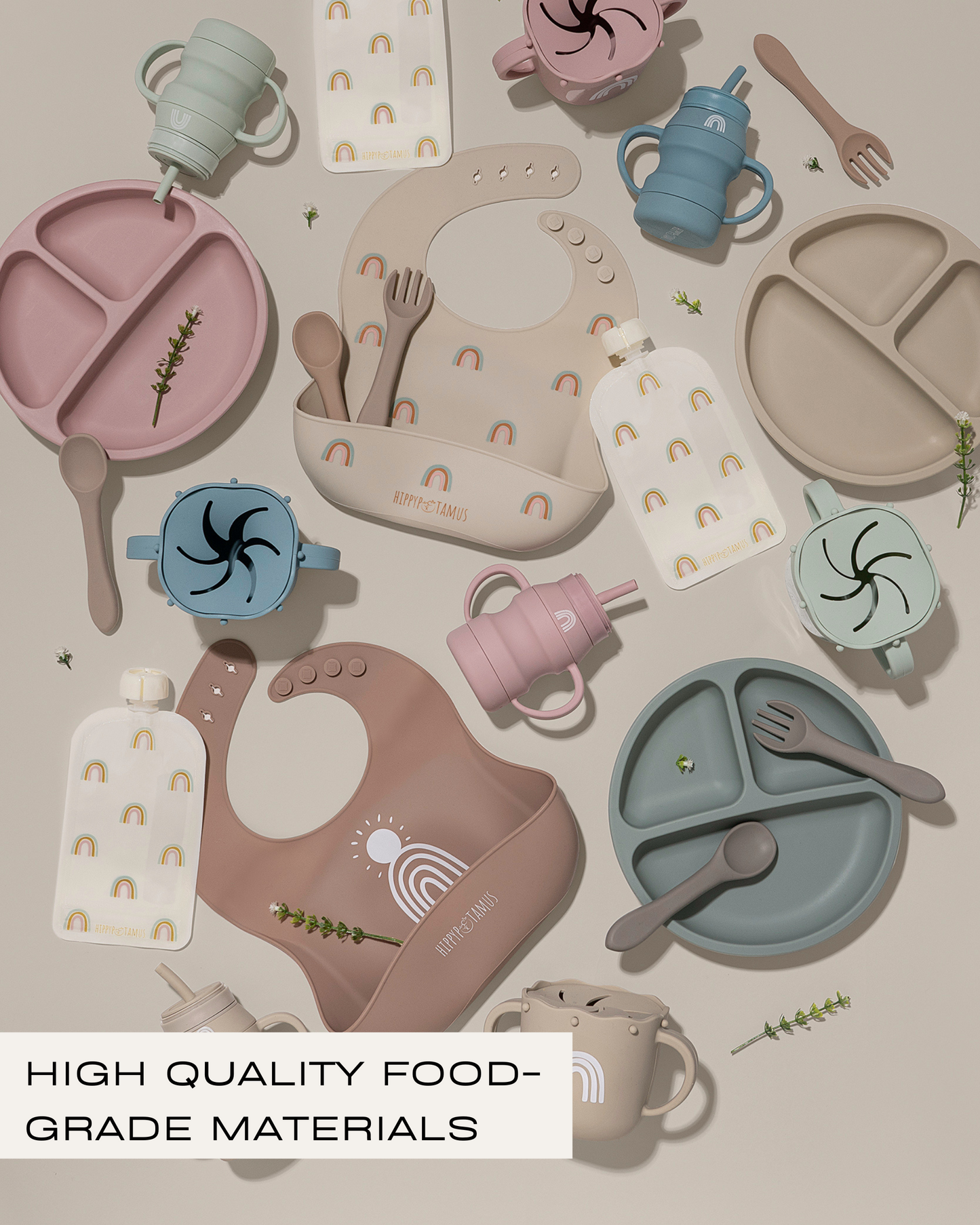 Reusable Food Pouches (Checkered) - Set of 12