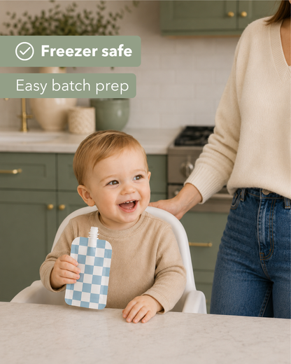 Reusable Pouches – 12 Pack | Checkered