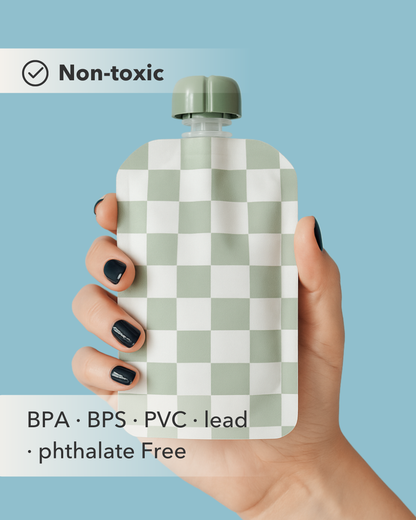 Reusable Pouches – 12 Pack | Checkered