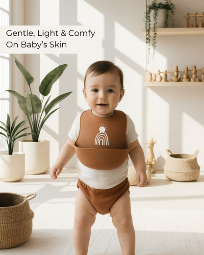 Silicone Baby Bibs (Llama)