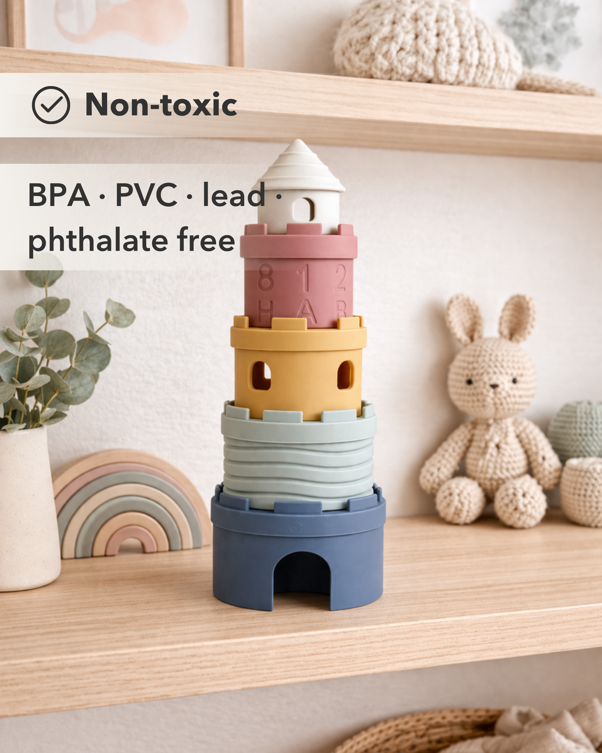 Silicone Stacking Cups