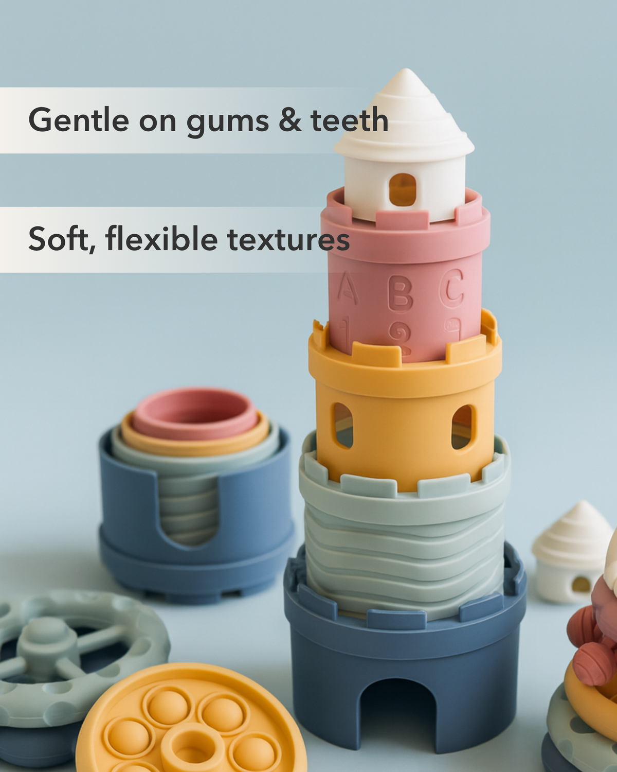 Silicone Stacking Cups