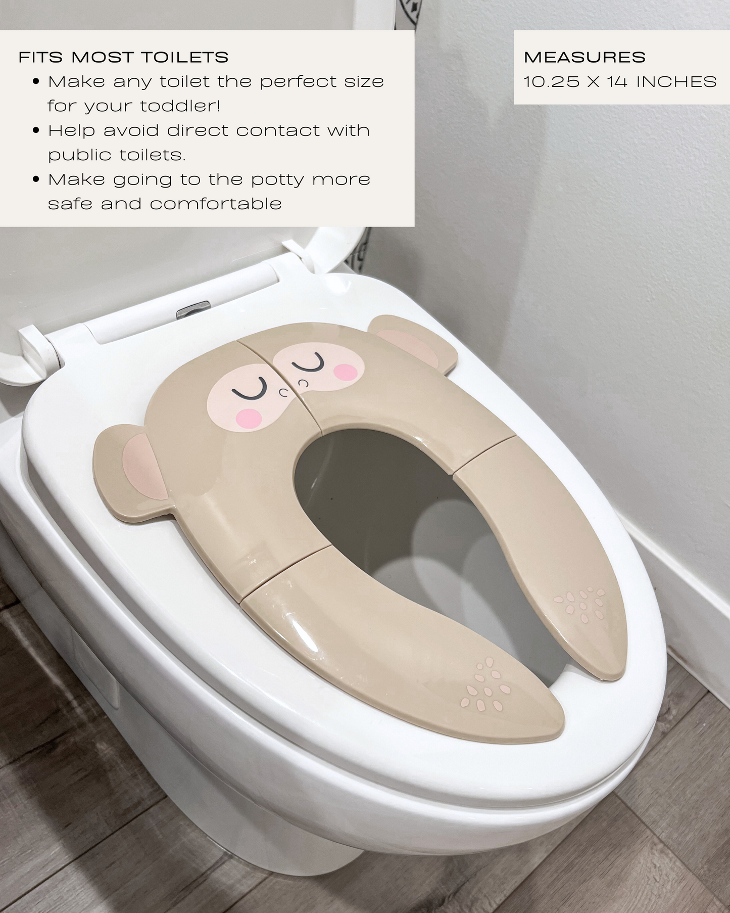 Travel Potty Seat (Monkey Beige)
