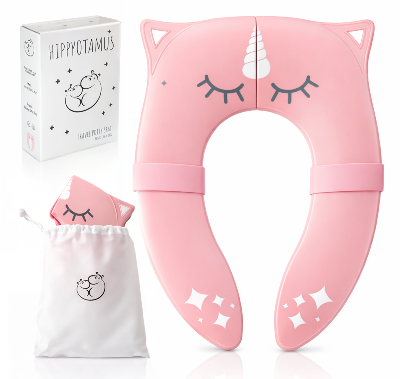 Travel Potty Seat (Pink Unicorn)