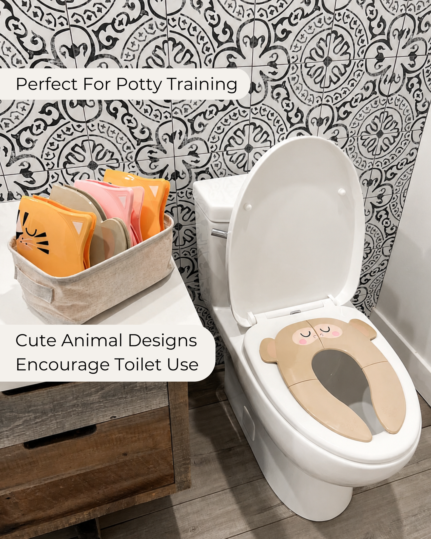 Travel Potty Seat (Monkey Beige)